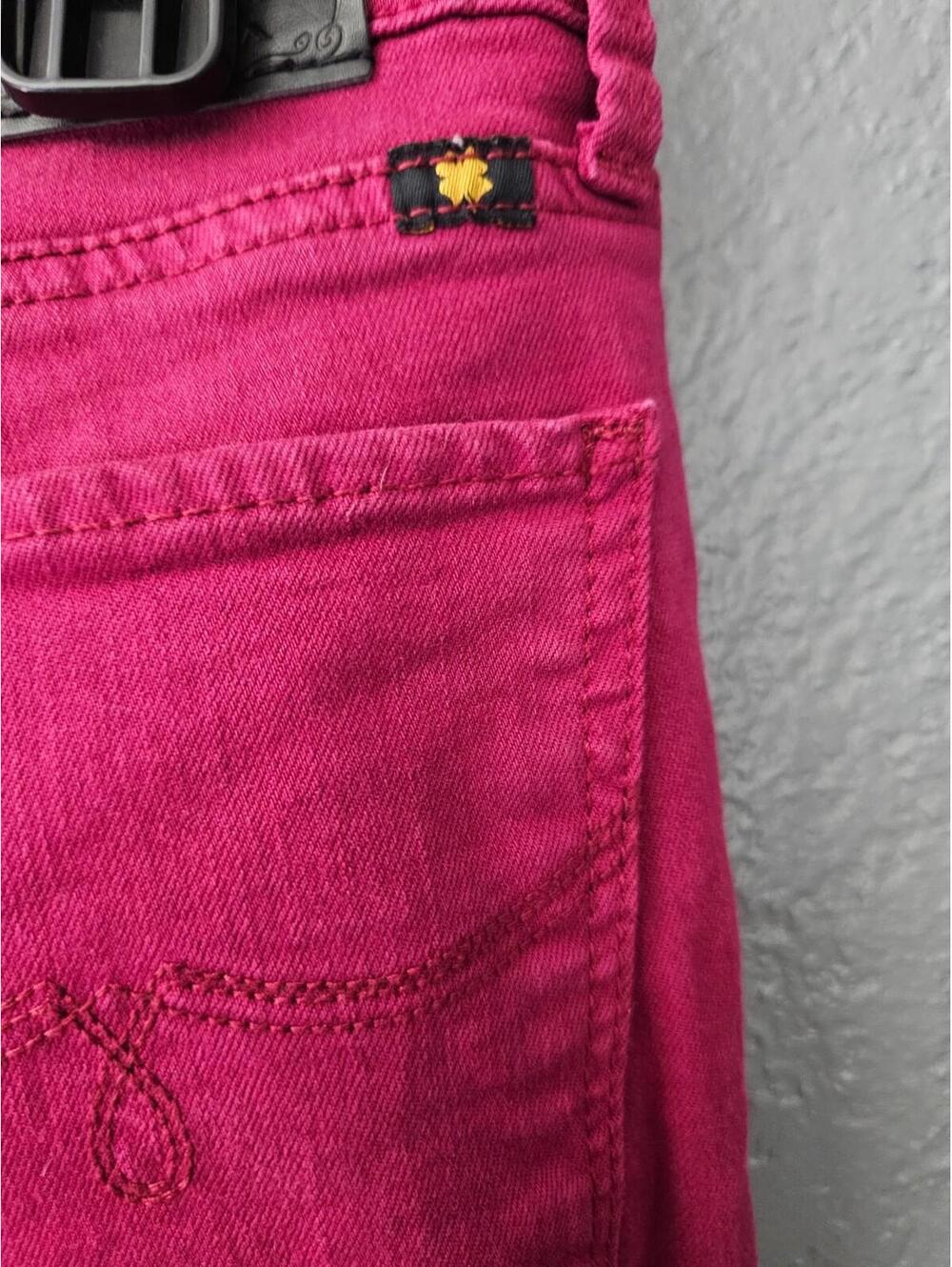Women's Lucky Brand Denim Jeans Lolita Skinny Size 6/28 Burgundy Pockets Stretch - Picture 16 of 16